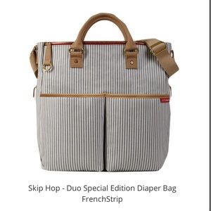 Skip Hop French Stripe Diaper Bag